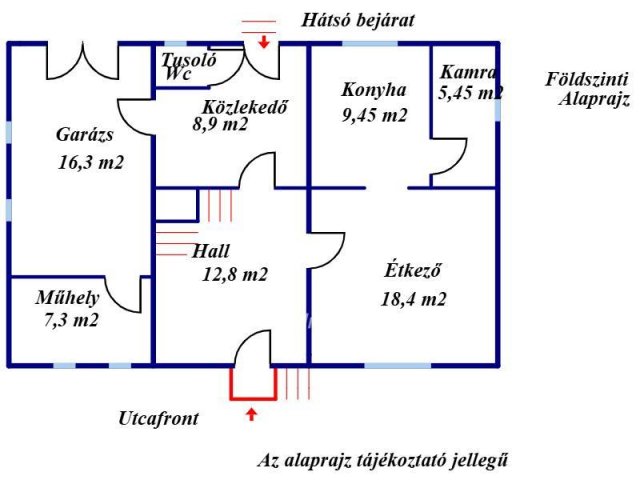 Eladó családi ház, Muronyon 29.9 M Ft, 3 szobás