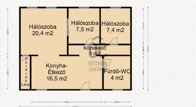 Eladó családi ház, Nagykanizsán 27.99 M Ft, 3 szobás