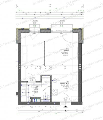 Eladó téglalakás, Mosonmagyaróváron 30.85 M Ft, 1 szobás