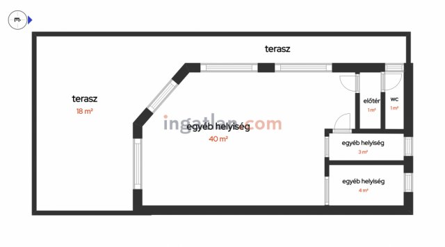 Eladó üzlethelyiség, Gárdonyban, Balatoni úton 62 M Ft