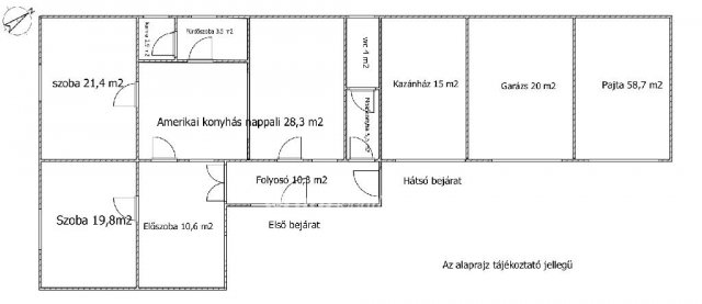 Eladó családi ház, Bősárkányon 42.5 M Ft, 2 szobás