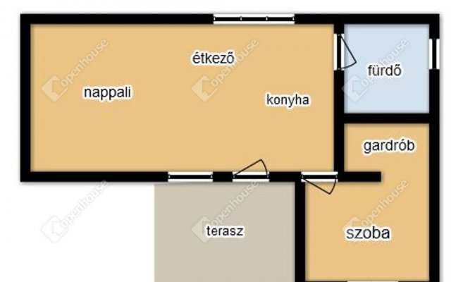 Eladó téglalakás, Komáromban 43.5 M Ft, 2 szobás