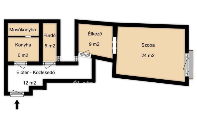 Eladó téglalakás, Budapesten, VIII. kerületben 59.99 M Ft
