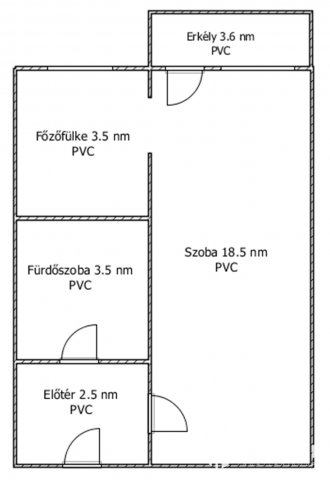 Eladó panellakás, Salgótarjánban 5.3 M Ft, 1 szobás