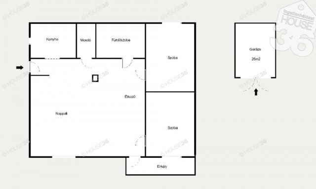 Eladó téglalakás, Kecskeméten 49.99 M Ft, 3 szobás