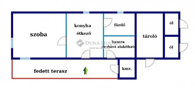 Eladó családi ház, Fülöpszálláson 7.5 M Ft, 1 szobás