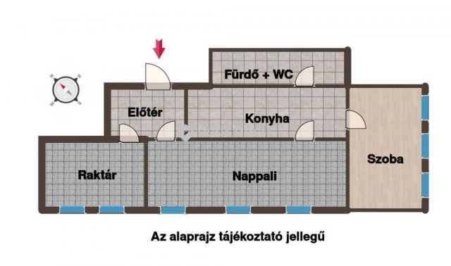 Eladó téglalakás, Budapesten, XIV. kerületben 34 M Ft, 2 szobás