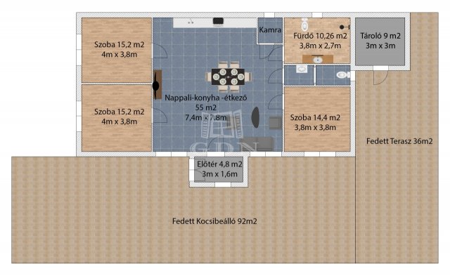 Eladó családi ház, Zsámbokon 49.9 M Ft, 4 szobás