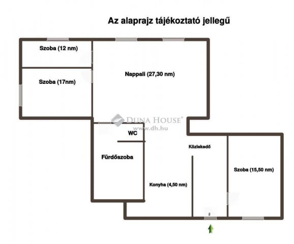 Eladó téglalakás, Budapesten, VI. kerületben 79 M Ft, 3+1 szobás