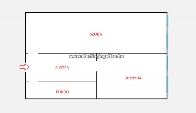 Eladó családi ház, Budapesten, XV. kerületben 64 M Ft, 2 szobás