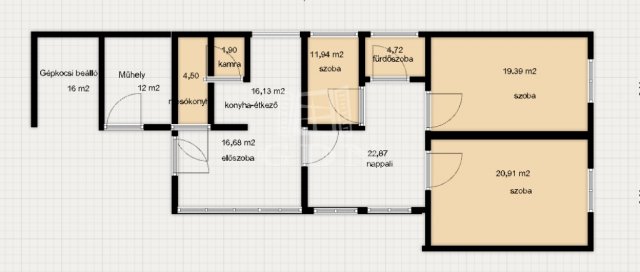 Eladó családi ház, Bocföldén 34.5 M Ft, 2+1 szobás