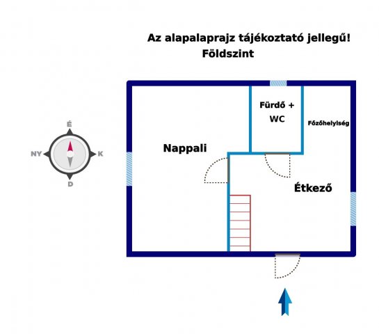 Eladó családi ház, Tápióbicskén 18.5 M Ft, 2+1 szobás