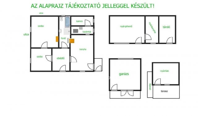 Eladó családi ház, Hajdúhadházon 39.9 M Ft, 1+1 szobás