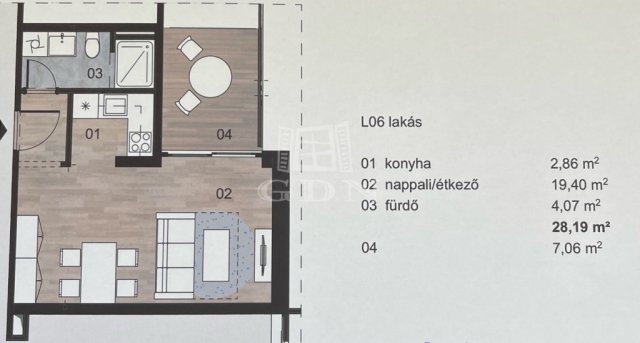 Eladó téglalakás, Balatonmáriafürdőn 42.9 M Ft, 1 szobás