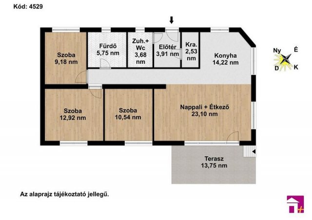Eladó ikerház, Érden 99.8 M Ft, 4 szobás / költözzbe.hu