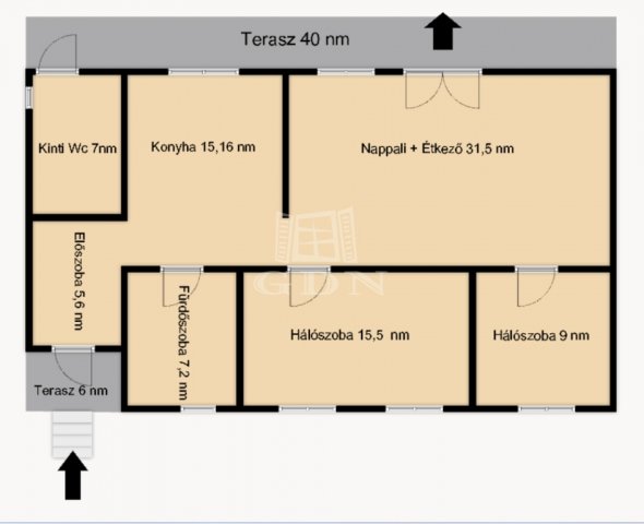Eladó családi ház, Isaszegen 76.99 M Ft, 2+1 szobás