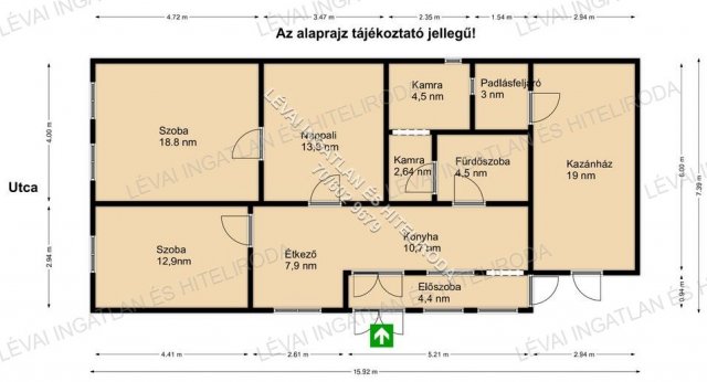 Eladó családi ház, Kétegyházán 19.9 M Ft, 3 szobás