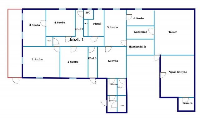 Eladó családi ház, Kecskeméten 68.9 M Ft, 6 szobás