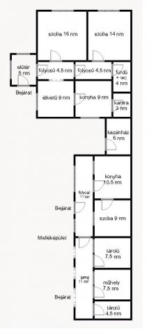 Eladó családi ház, Tiszasülyön 12.5 M Ft, 2 szobás