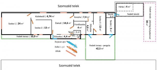 Eladó családi ház, Gyulán 59.9 M Ft, 3 szobás