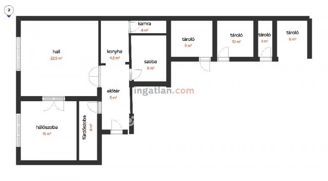 Eladó családi ház, Putnokon 12.7 M Ft, 2+1 szobás