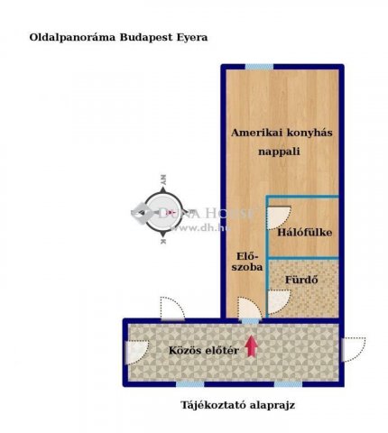 Eladó téglalakás, Budapesten, V. kerületben 79.99 M Ft, 1 szobás