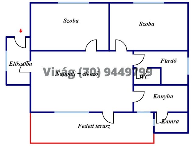 Eladó családi ház, Debrecenben 85 M Ft, 3 szobás