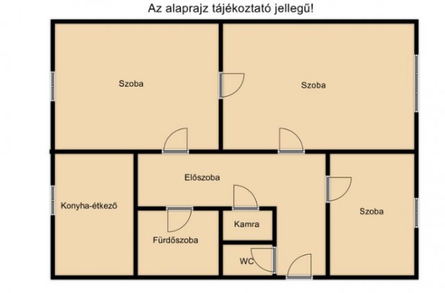 Eladó téglalakás, Nyíregyházán 28 M Ft, 2+1 szobás