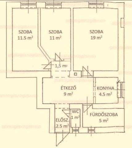 Eladó téglalakás, Szegeden, Munkácsy utcában 43.5 M Ft