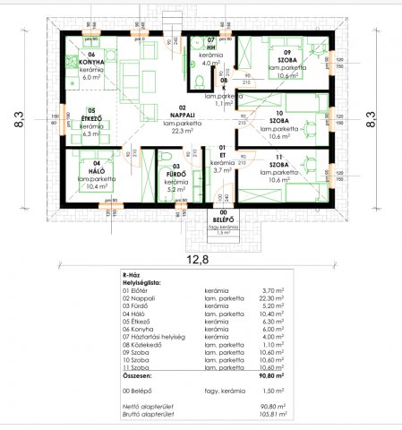 Eladó családi ház, Kecskeméten 55 M Ft, 4 szobás