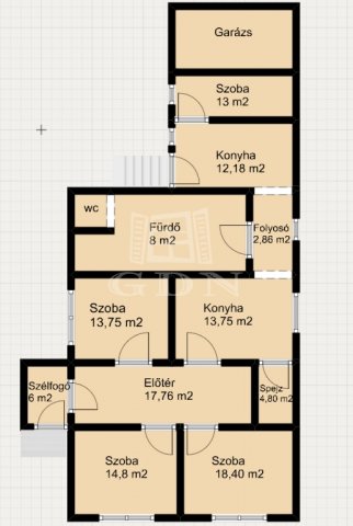 Eladó családi ház, Pölöskén 35.5 M Ft, 4 szobás