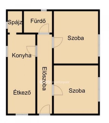 Eladó családi ház, Görbeházán 21 M Ft, 2 szobás