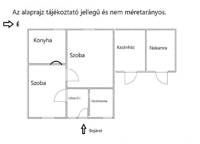 Eladó családi ház, Dunabogdányban 35.9 M Ft, 2 szobás