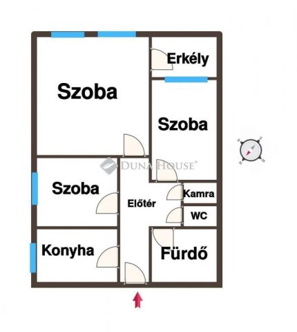 Eladó téglalakás, Kiskunfélegyházán 32 M Ft, 2+1 szobás