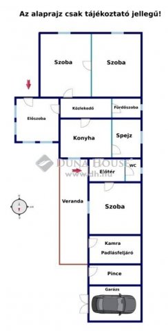 Eladó családi ház, Szentmártonkátán 43.9 M Ft, 3 szobás