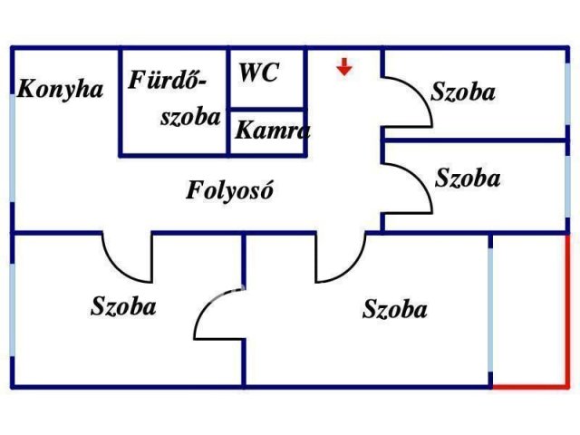 Eladó panellakás, Mezőkövesden 33 M Ft, 2+2 szobás