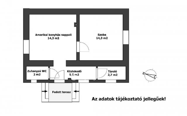 Eladó családi ház, Mezőkomáromban 23 M Ft, 2 szobás