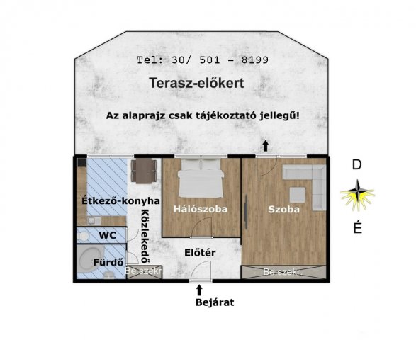 Eladó panellakás, Debrecenben 49.9 M Ft, 2 szobás