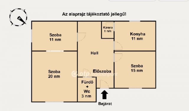 Eladó családi ház, Érden 54.2 M Ft, 3 szobás