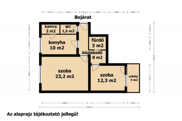 Eladó téglalakás, Békéscsabán 29.9 M Ft, 2 szobás