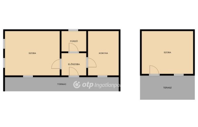 Eladó családi ház, Jászdózsán 15.9 M Ft, 1 szobás
