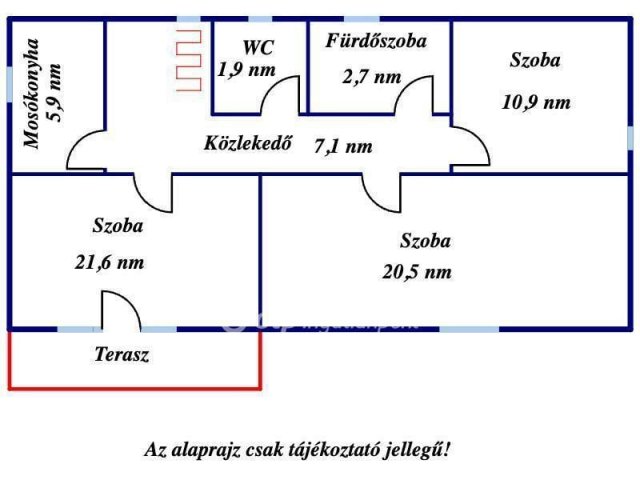 Eladó családi ház, Dabason 109 M Ft, 6 szobás
