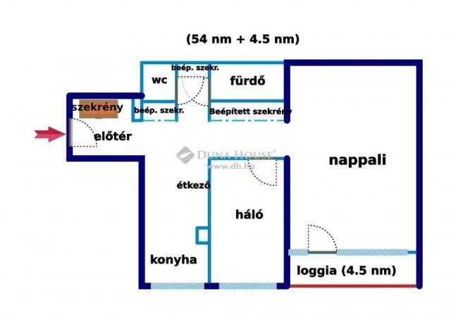 Eladó téglalakás, Budapesten, II. kerületben 78 M Ft, 1+1 szobás