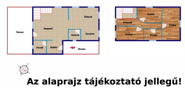 Eladó családi ház, Szentmártonkátán 62 M Ft, 5 szobás