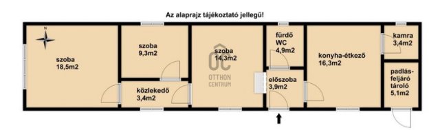 Eladó családi ház, Vésén 16.5 M Ft, 3 szobás