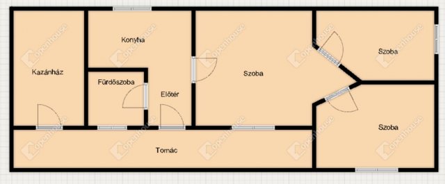 Eladó családi ház, Debrecenben 45 M Ft, 5 szobás