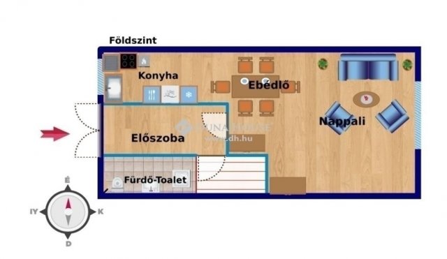 Eladó sorház, Szajkon 69 M Ft, 4 szobás / költözzbe.hu
