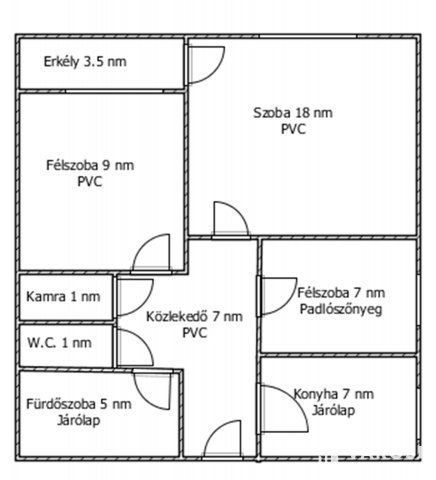 Eladó panellakás, Salgótarjánban 9.9 M Ft, 3 szobás