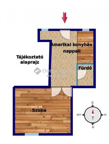 Eladó téglalakás, Budapesten, V. kerületben 67.9 M Ft, 1 szobás