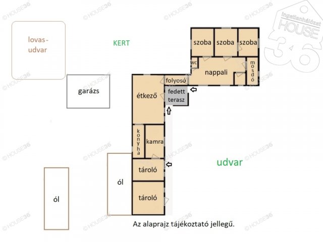 Eladó családi ház, Szankon 16.9 M Ft, 4 szobás